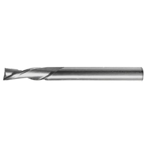 9/32x3/4x3/8x2-1/2 2FL Downcut Spiral (Hard Plastics and Aluminum) Endmill End WRouter